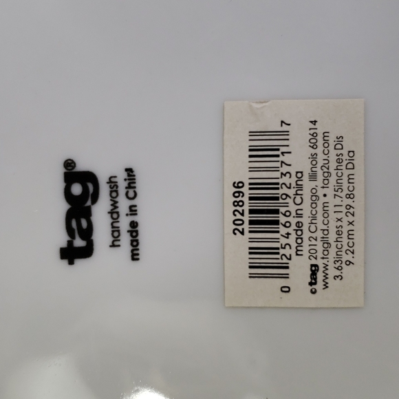 tag 2012 stylized holly branch large cake stand - Picture 5 of 5